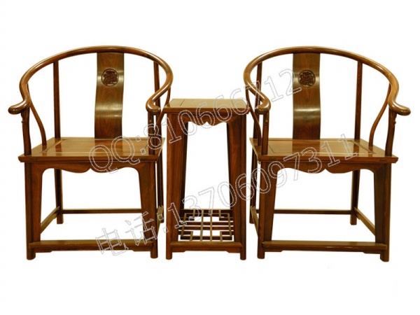 越南黃花梨圈椅 三件套